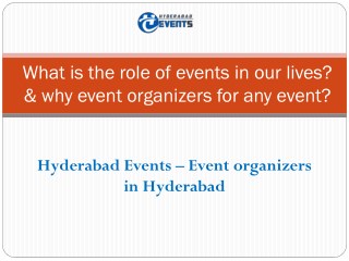 Hyderabad Upcoming Events ,Trends, Workshops, Food Festivals, Parties