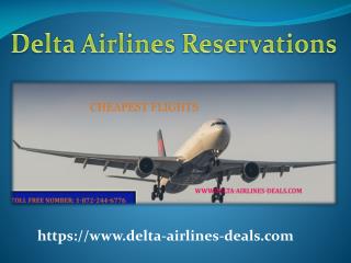 Delta Airlines Reservations Official site