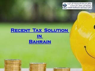 Best Tax Solution in Bahrain