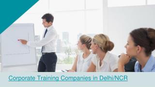 Corporate Training Company for Data Science & Machine Learning in Delhi / NCR