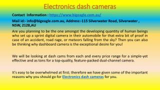 What Everyone Is Saying about Electronics dash cameras