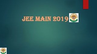 JEE Main 2019