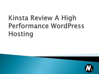 Kinsta Review A High Performance WordPress Hosting