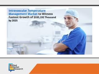 Intravascular Temperature Management Market Value to Show $335,192 Thousand by 2025