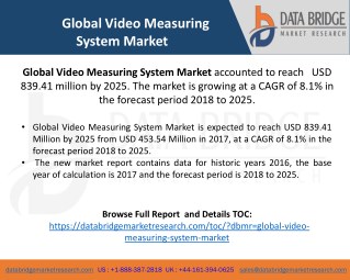 KEYENCE CORPORATION and ADVANTEST CORPORATION are Dominating the Market for Global Video Measuring System Market in 2017