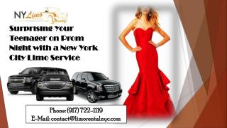 Surprising Your Teenager on Prom Night with a New York City Limo Service