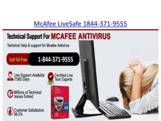 McAfee LiveSafe | 1844-371-9555 | McAfee.com/Activate