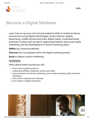 Become a Digital Marketer