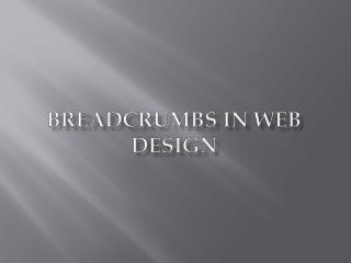 Breadcrumbs in Web Design