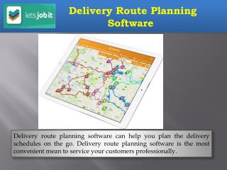 Delivery Route Planning Software