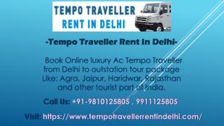 Tempo Traveller Rent In Delhi