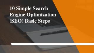 SEO basics steps