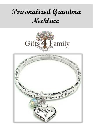 Personalized Grandma Necklace