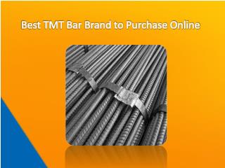 Best TMT Bar Brand to Purchase Online