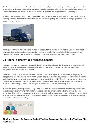 10 Best Facebook Pages Of All Time About Carrier One Trucking Company