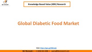 Diabetic Food Market Size to reach $14.3 billion by 2024