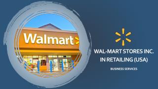 Wal-Mart Stores Company Profile | SWOT analysis