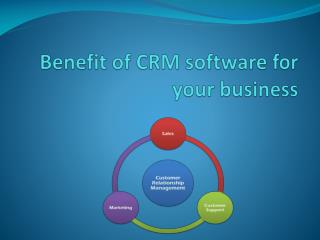 Benefit of CRM software for your business