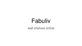 wall shelves Online