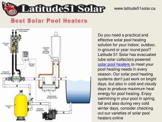 Best Solar Pool Heaters