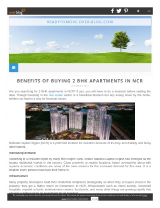 BENEFITS OF BUYING 2 BHK APARTMENTS IN NCR