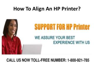 How To Align An HP Printer?