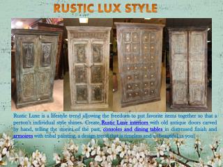 Rustic Lux Style