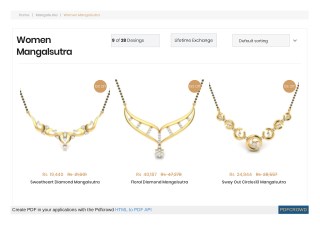 ladies mangalsutra online