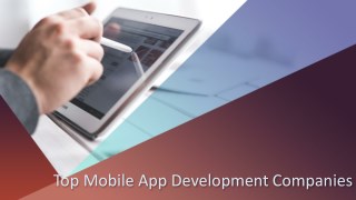 Top Mobile App Development Companies