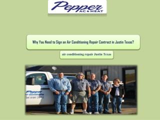 Air Conditioning Repair Justin Texas