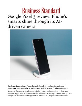 Google Pixel 3 review: Phone's smarts shine through its AI-driven camera