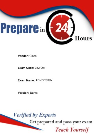 Verified Cisco ADVDESIGN 352-001 Study Material - 352-001 Exam Dumps