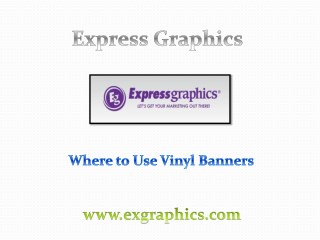 Where to Use Vinyl Banners