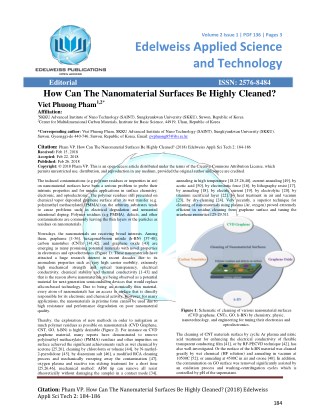 How Can The Nanomaterial Surfaces Be Highly Cleaned?