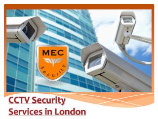 CCTV Security Services in London