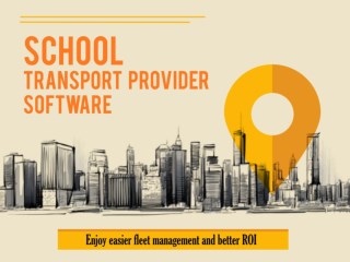 School Transport Provider Software