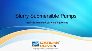 Manufacturer and Supplier of Slurry Submersible Pumps