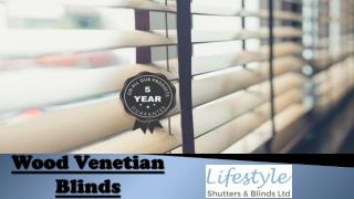 Wood Venetian Blinds in Essex