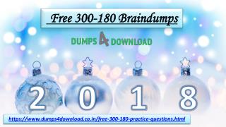 Free 300-180 Exam Dumps - Latest [2018] Cisco 300-180 Braindumps Question