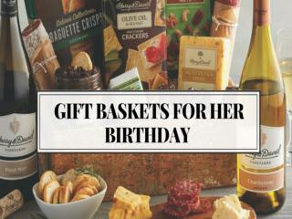 Gift Baskets for Her Birthday or Birthday Gift Baskets