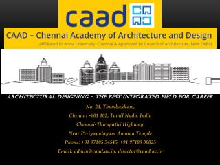 Best Architecture Colleges in Chennai