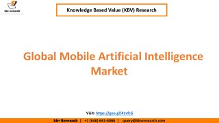 Global Mobile Artificial Intelligence Market