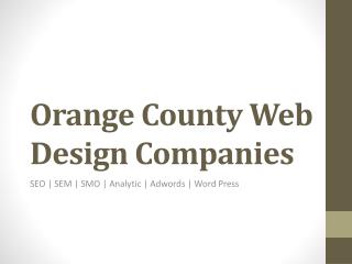 Orange County Web Design Companies - oc-web-design.com