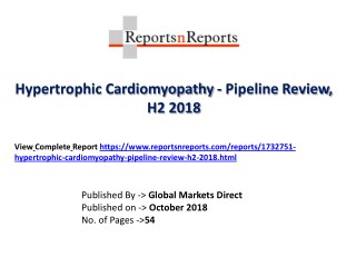 Hypertrophic Cardiomyopathy Industry Preclinical Discovery Stages Dynamic Real Time Process Tracking