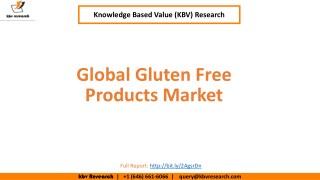 Global Gluten Free Products Market