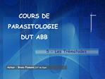 5 - Les Tr matodes