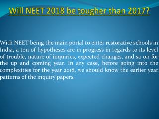 Will NEET 2019 Tougher than 2018 ? | Best NEET and JEE Institute in Delhi