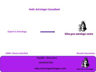 Pandith ShivaGuru Expert Indian astrologer in Sydney in Australia.