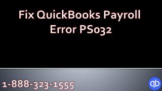 QuickBooks Error PS032