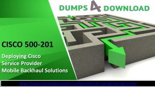 Free Download 500-201 Dumps - Free 500-201 Question And Answers